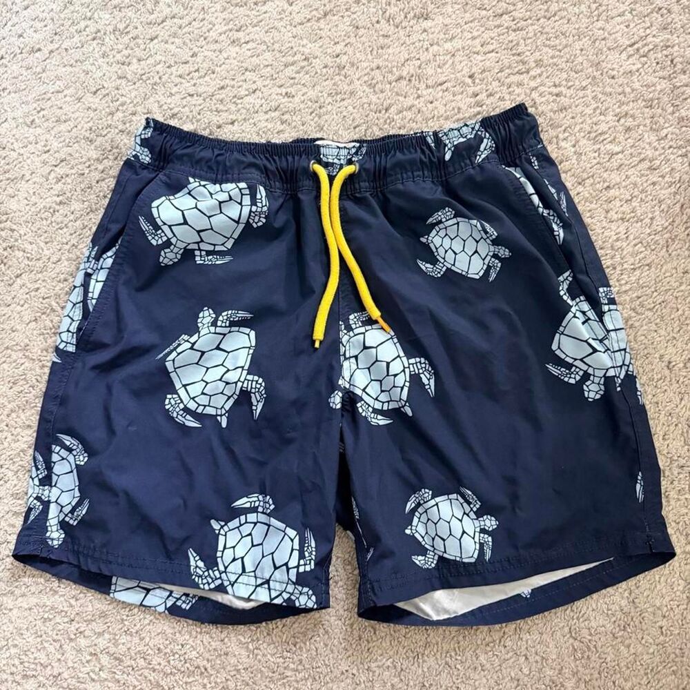 Jcrew Men's Navy and Blue Swim-briefs-shorts
